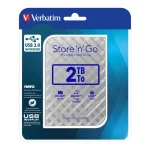 هارد اکسترنال ورباتیم مدل Store 'n' Go ظرفیت دو ترابایت دارای رابط USB Type-A 3.0