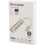 هاب 4 پورت C-809 Type-C