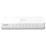 سوییچ 8 پورت دی-لینک مدل DES-1008C، دارای پورت شبکه RJ-45 با حداکثر سرعت 100 مگابیت بر ثانیه، ظرفیت سوییچینگ 1.6 گیگابیت بر ثانیه، جدول MAC با ظرفیت 2K